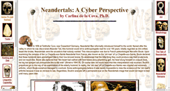 Desktop Screenshot of neandertals.org