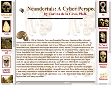 Tablet Screenshot of neandertals.org